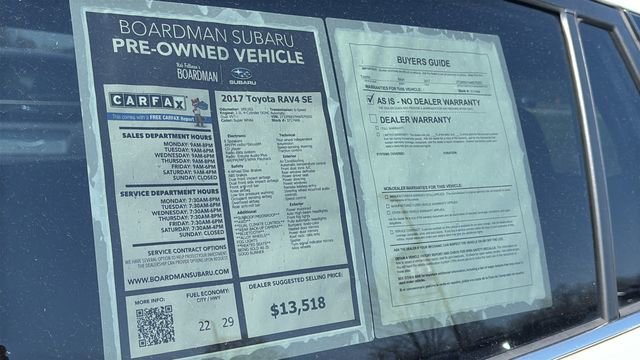 Used 2017 Toyota RAV4 SE AWD/4WD image 30