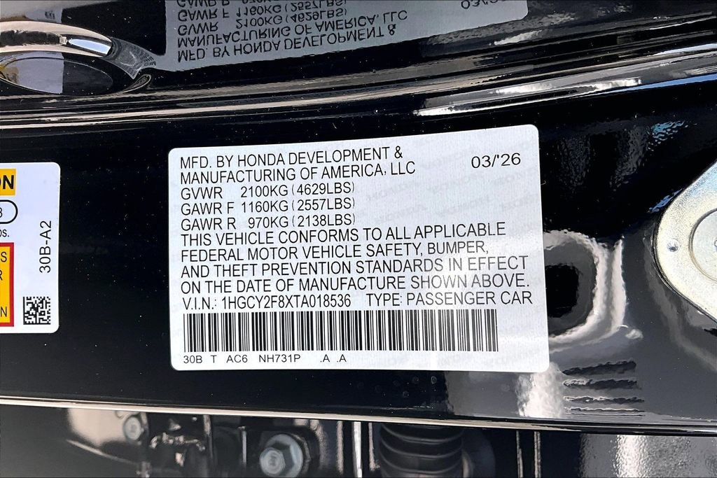 New 2026 Honda Accord Touring image 8