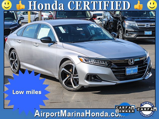 Certified 2022 Honda Accord Sport