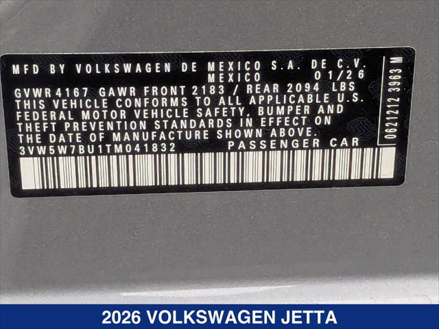 New 2026 Volkswagen Jetta S image 21