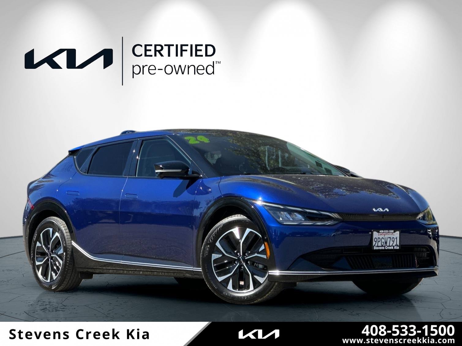 Certified 2024 Kia EV6 Wind w/ Wind Technology Package RWD image 1