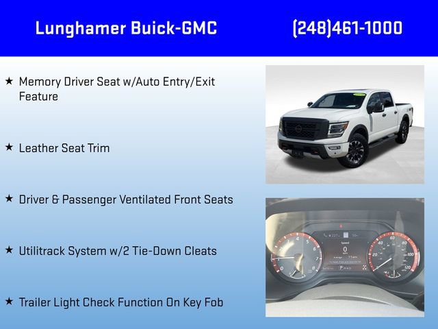 Used 2024 Nissan Titan PRO-4X w/ Pro-4x Convenience Package AWD/4WD image 36