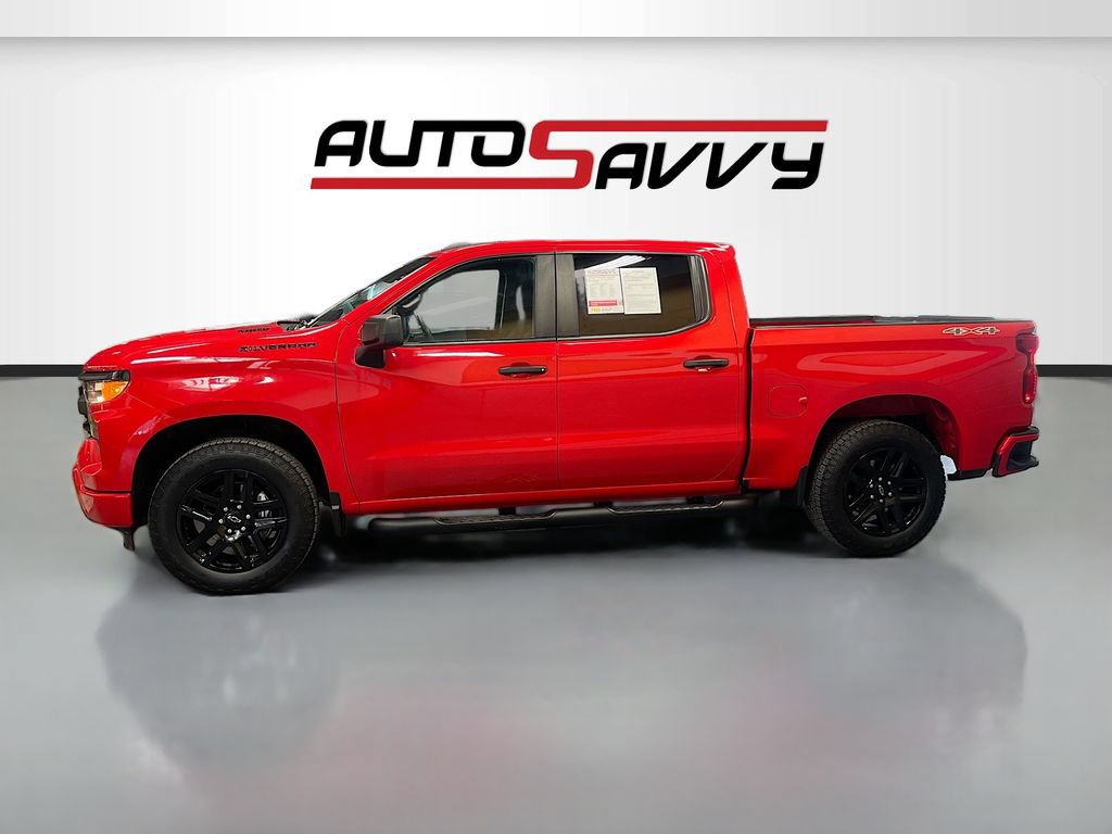 Used 2025 Chevrolet Silverado 1500 Custom w/ Turbomax Blackout Package AWD/4WD image 4