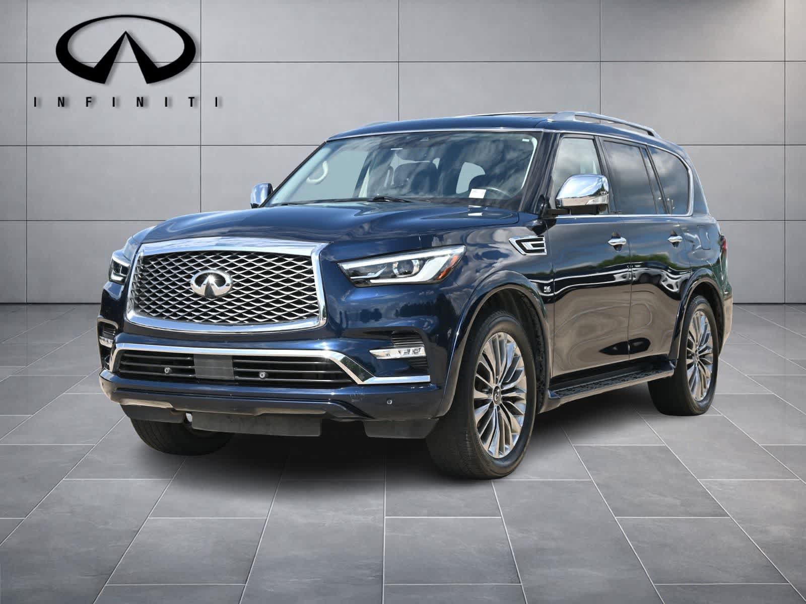 Used 2019 INFINITI QX80 Luxe w/ 22" Wheel Package RWD video 1