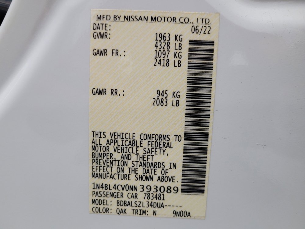 Used 2022 Nissan Altima 2.5 SR image 33