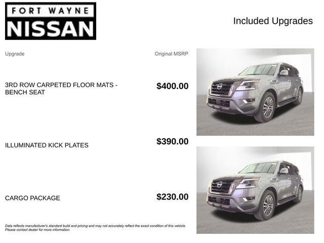 Used 2024 Nissan Armada SL w/ Cargo Package AWD/4WD image 4