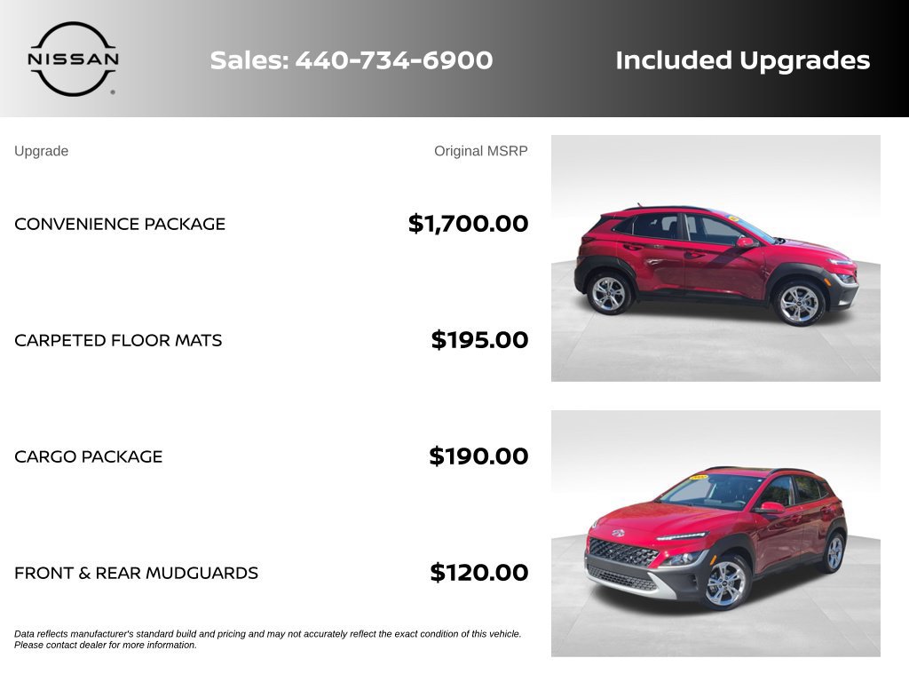 Used 2022 Hyundai Kona SEL w/ Convenience Package FWD image 6