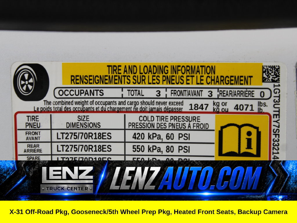 Used 2025 GMC Sierra 3500 SLE w/ SLE Convenience Package AWD/4WD image 62