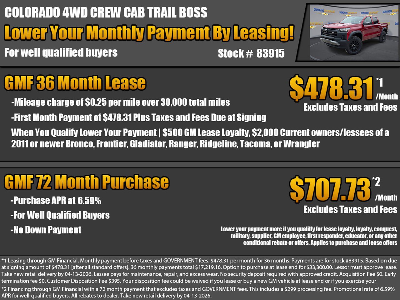 New 2026 Chevrolet Colorado Trail Boss image 2