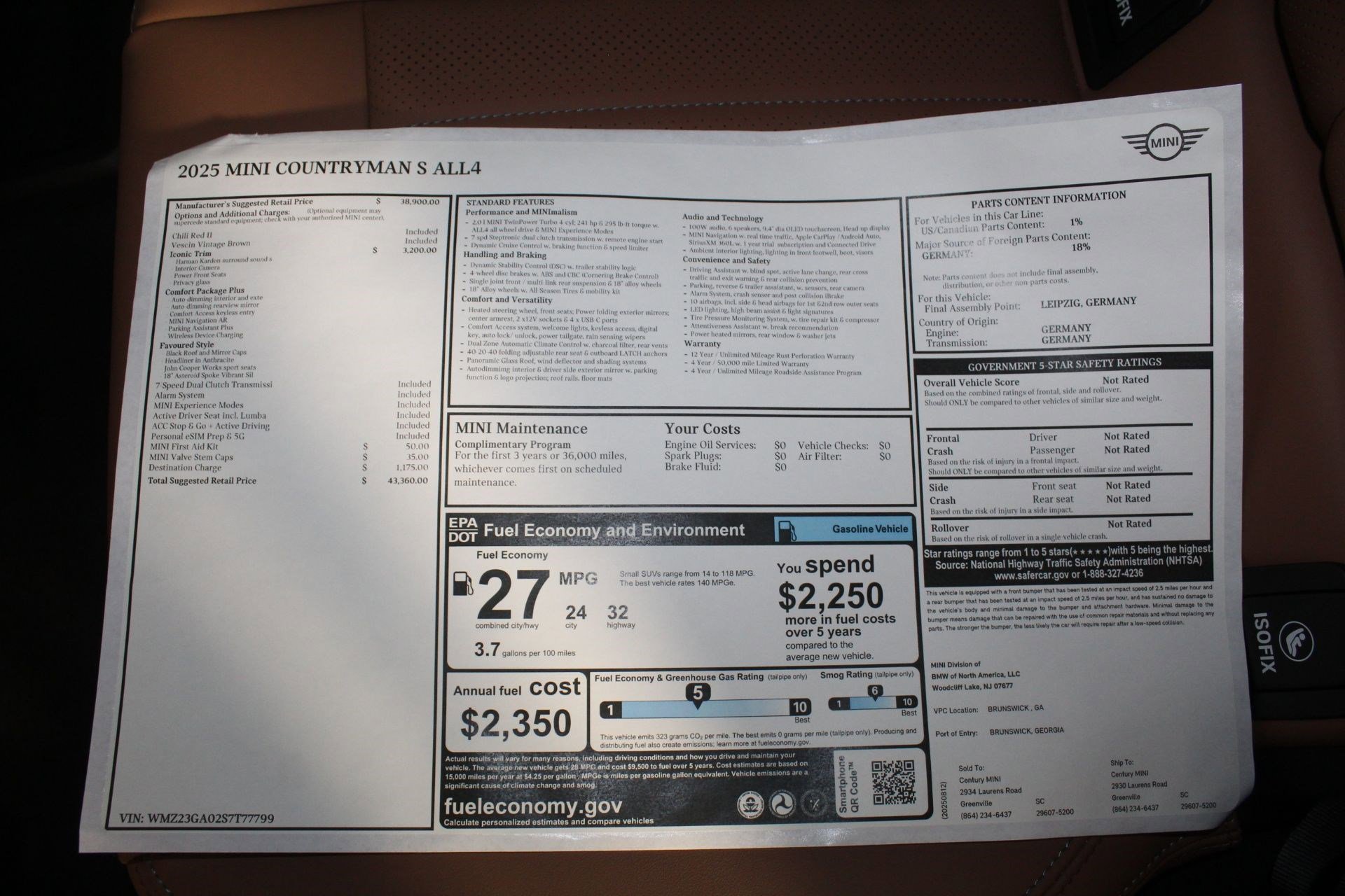 Certified 2025 MINI Cooper Countryman S image 23