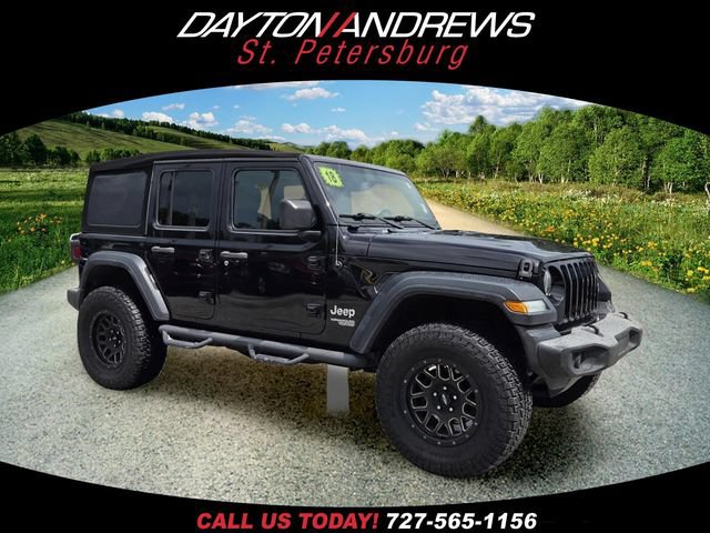 Certified 2018 Jeep Wrangler Unlimited Sport S