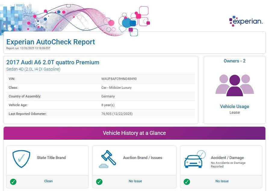 Used 2017 Audi A6 2.0T Premium image 17