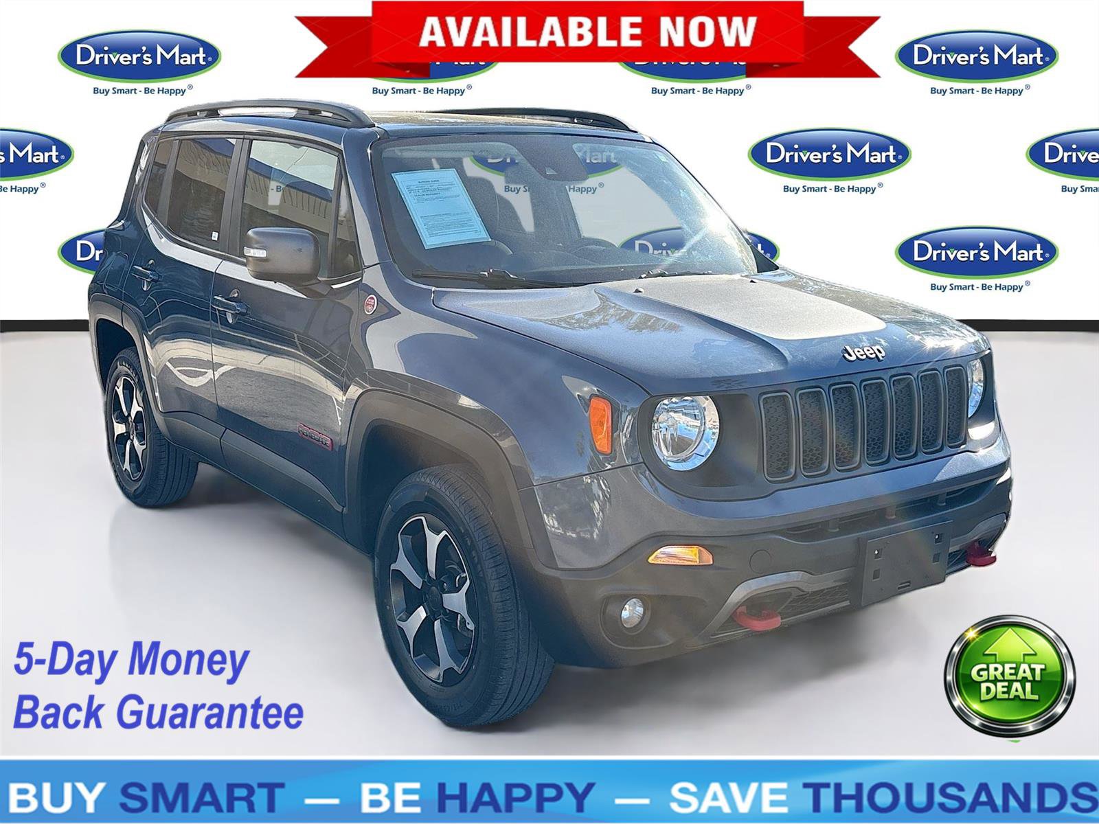 Used 2021 Jeep Renegade Trailhawk w/ Sun & Sound Group image 1