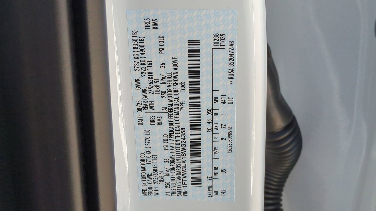 New 2025 Ford F150 Lightning XLT AWD/4WD image 36