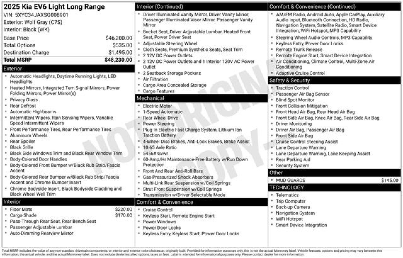 New 2025 Kia EV6 Light image 27