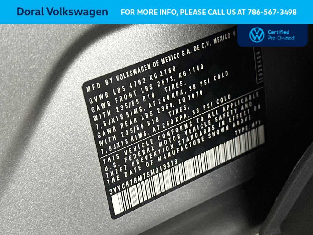 Used 2025 Volkswagen Tiguan S w/ 18" Wheel Package FWD image 29