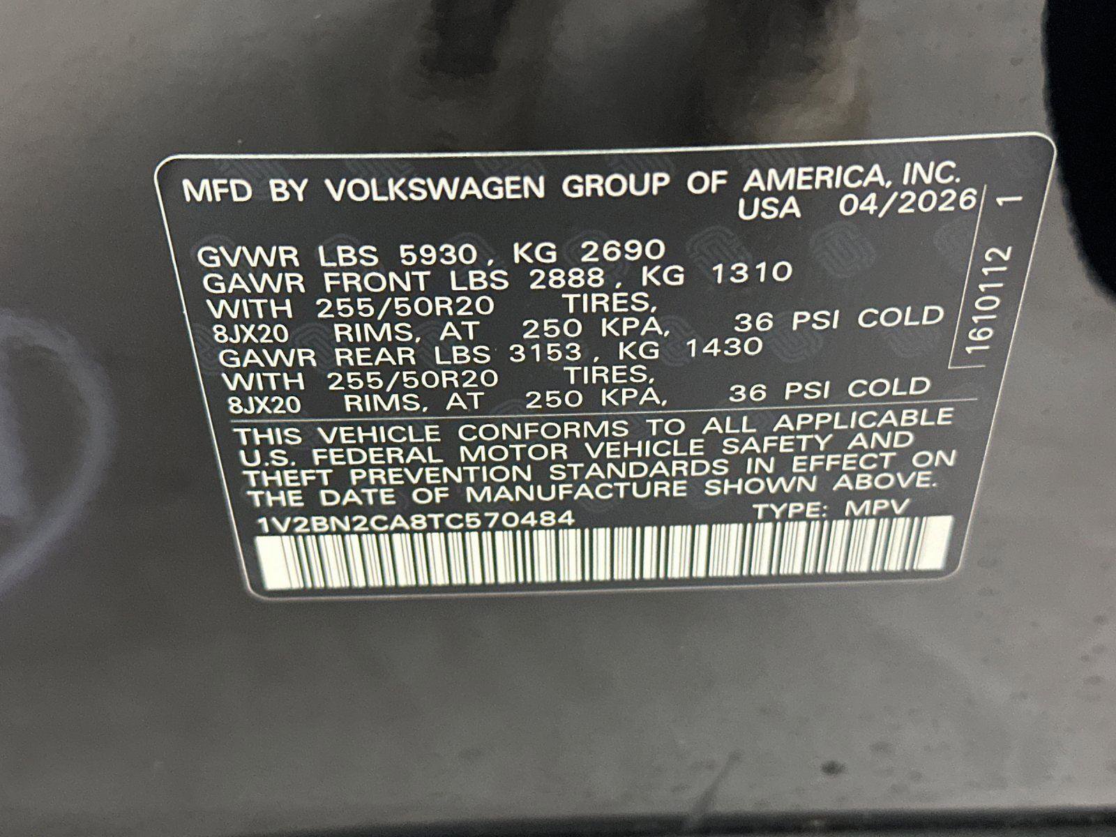 New 2026 Volkswagen Atlas SEL AWD/4WD image 28