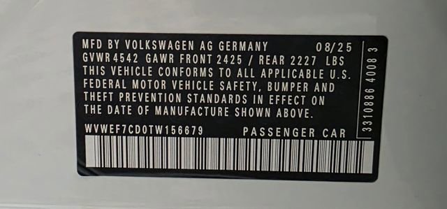 New 2026 Volkswagen Golf w/ Euro Style Package image 39