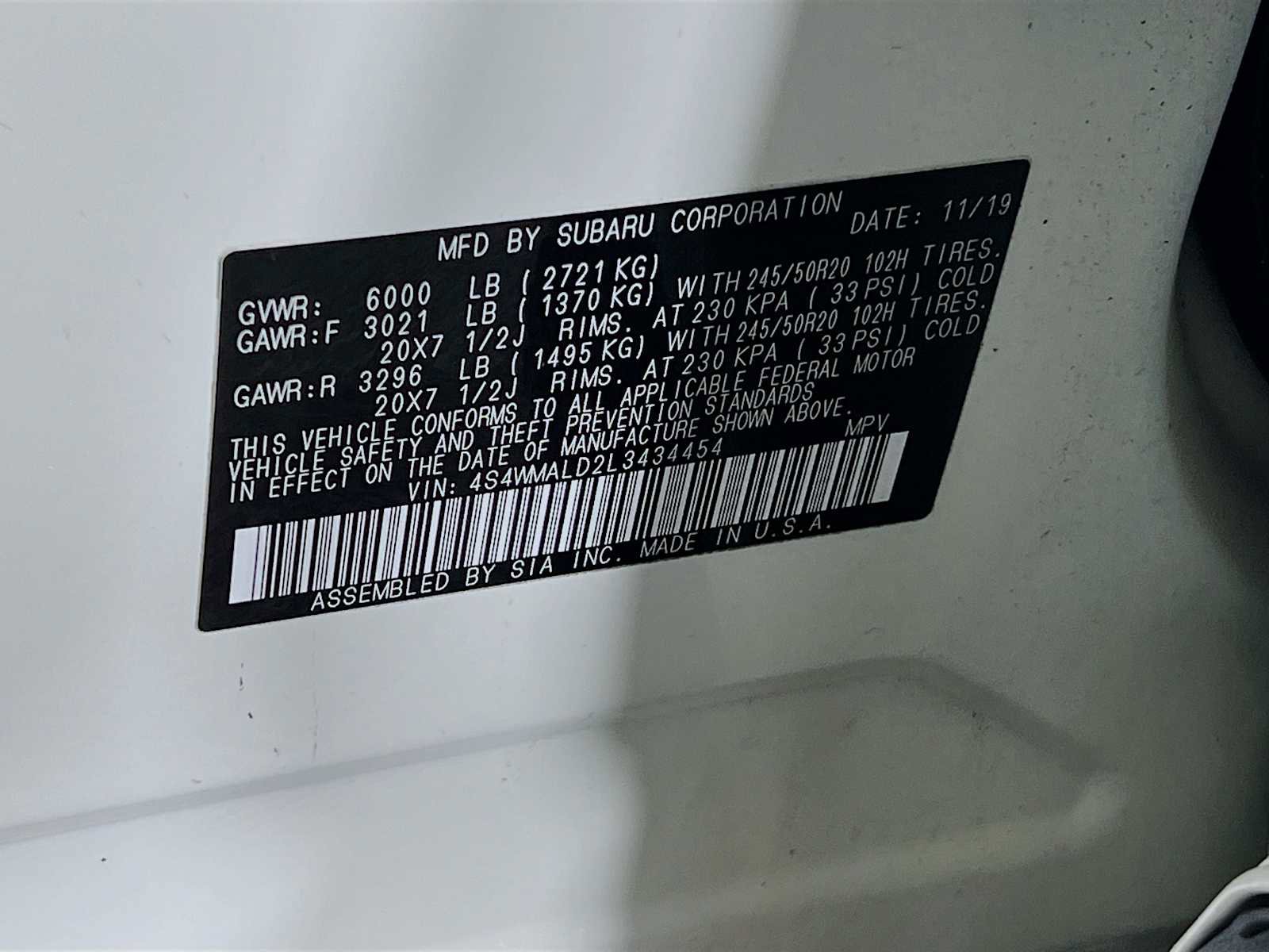 Used 2020 Subaru Ascent Limited w/ Technology Package image 34