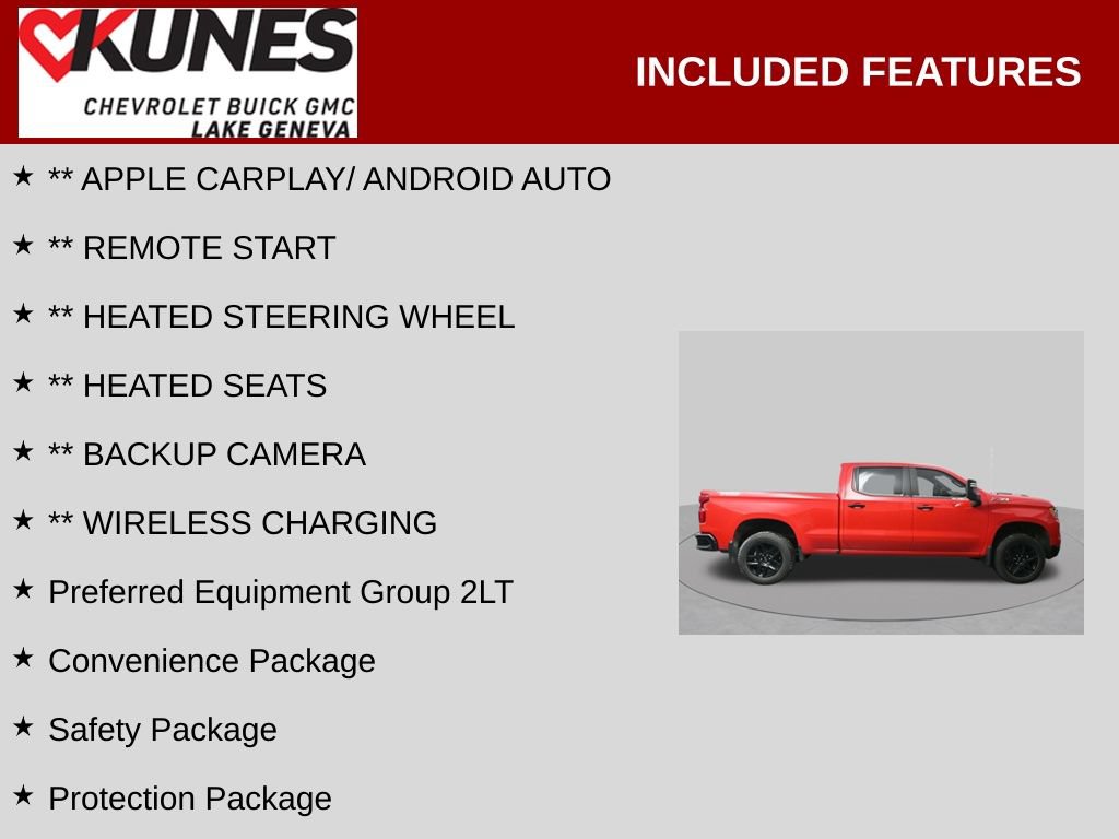 Used 2024 Chevrolet Silverado 1500 LT Trail Boss w/ Convenience Package II AWD/4WD image 2
