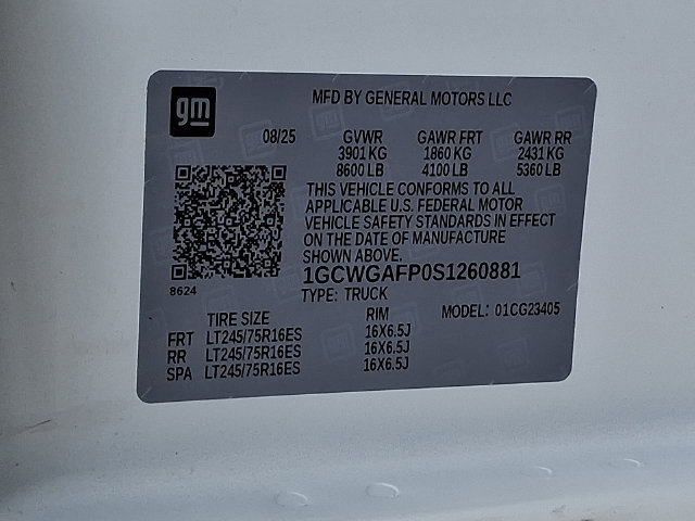 Used 2025 Chevrolet Express 2500 w/ Driver Convenience Package RWD image 29