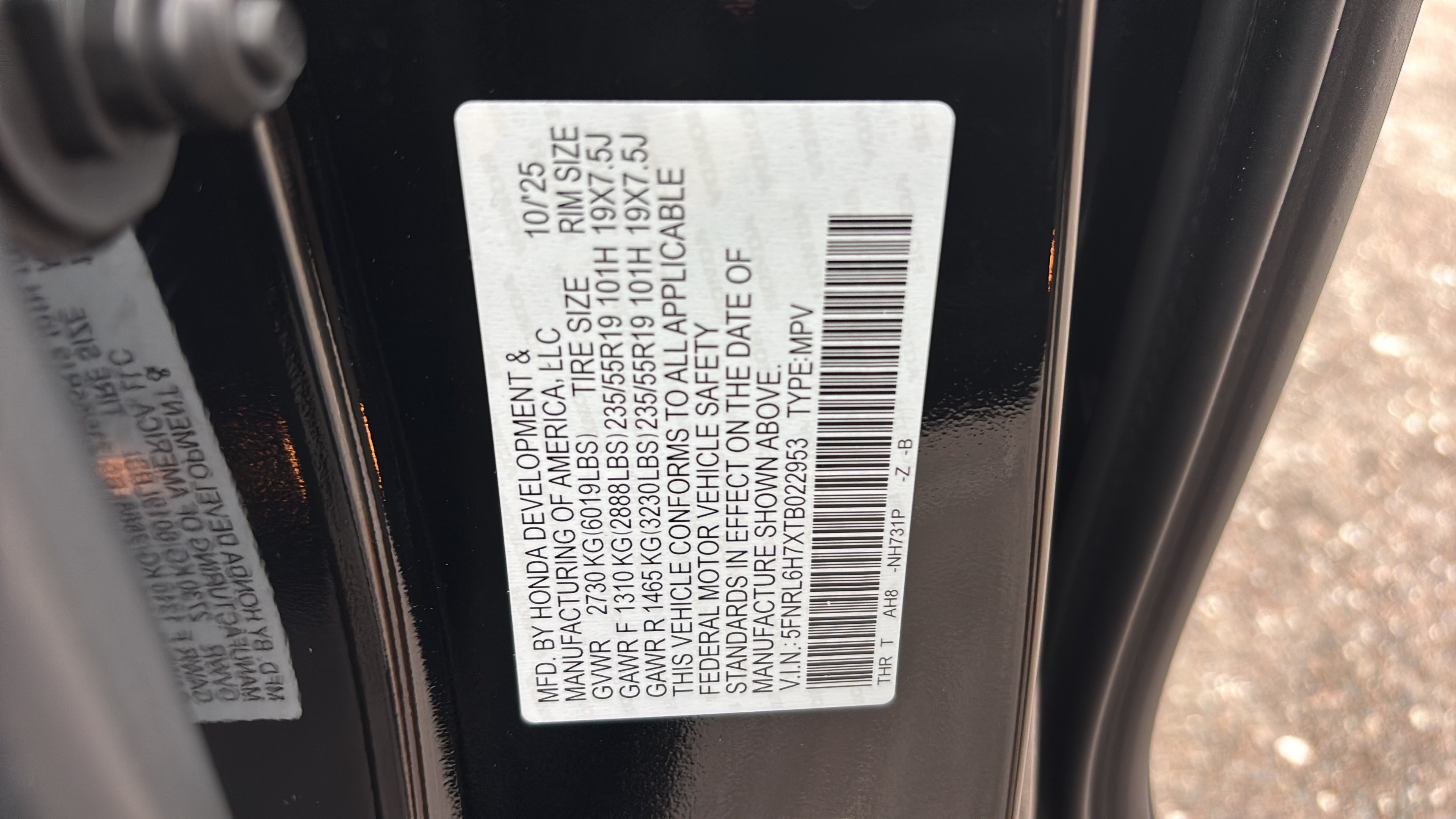 Certified 2026 Honda Odyssey Sport-L image 25