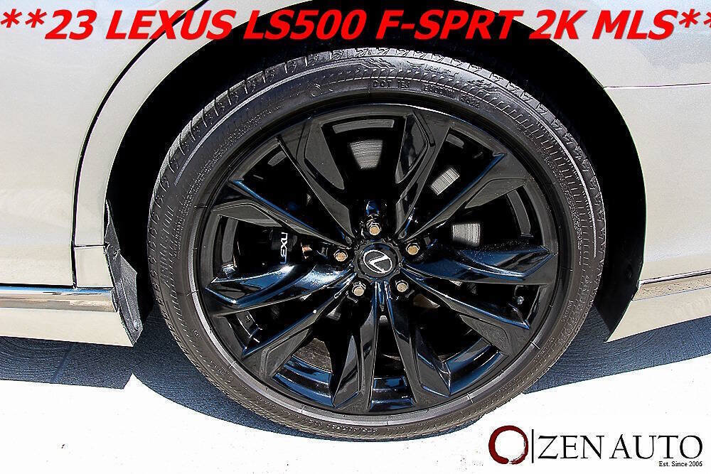 Used 2023 Lexus LS 500 F Sport w/ Cold Weather Package (CK) RWD image 55