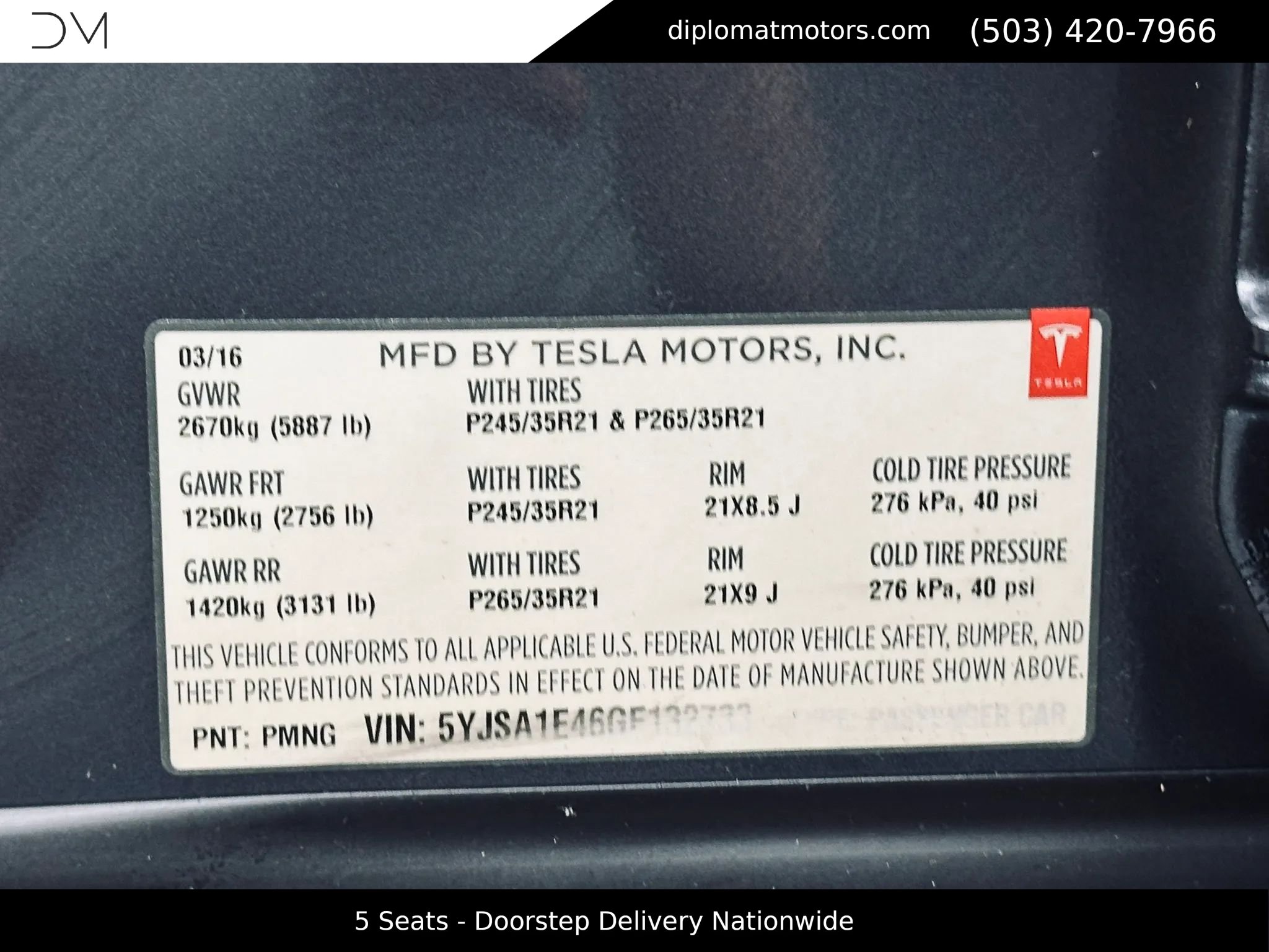 Used 2016 Tesla Model S P90D AWD/4WD image 46