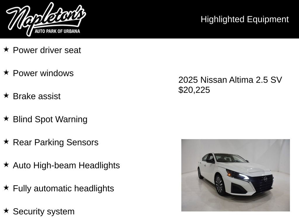 Used 2025 Nissan Altima 2.5 SV image 15