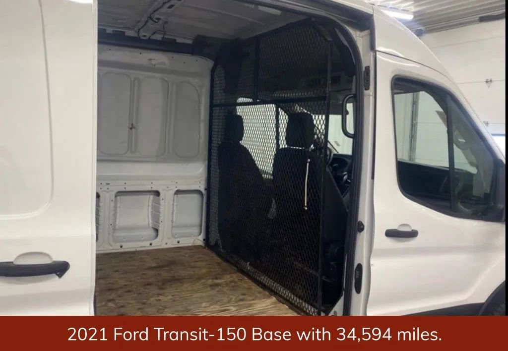 Used 2021 Ford Transit 150 Medium Roof w/ Load Area Protection Package image 3