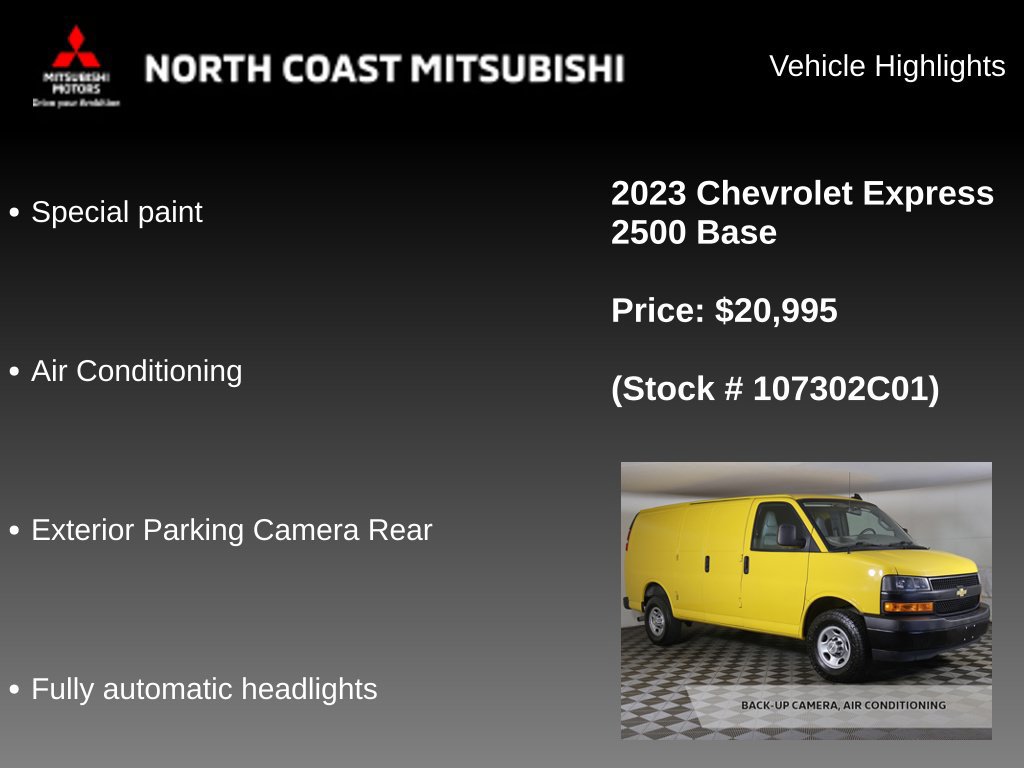 Used 2023 Chevrolet Express 2500 RWD image 2