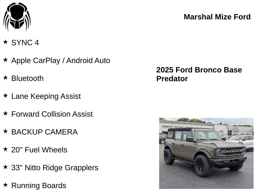 New 2025 Ford Bronco 4-Door image 2