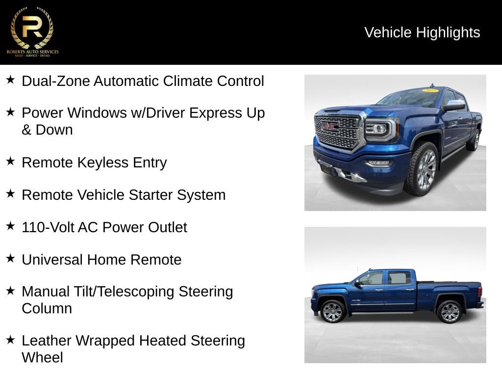 Used 2017 GMC Sierra 1500 Denali w/ Denali Ultimate Package AWD/4WD image 18