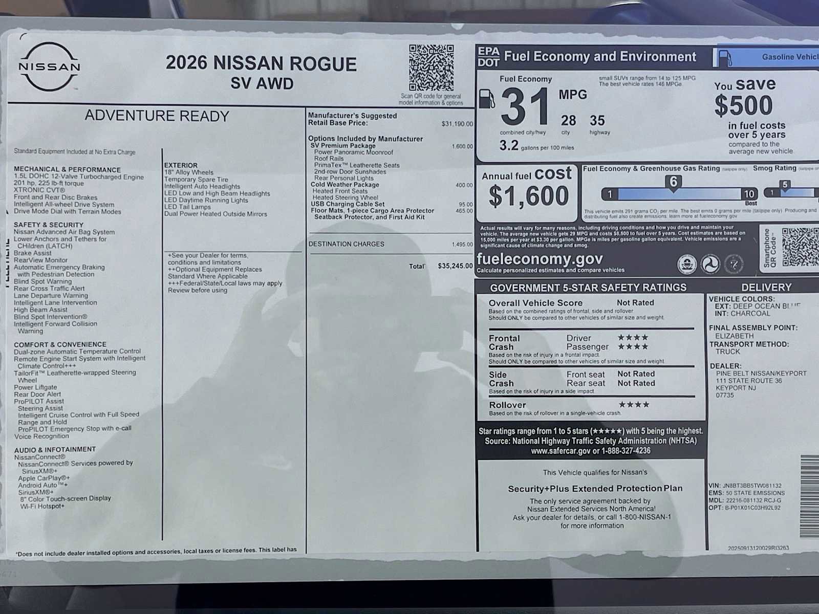 New 2026 Nissan Rogue SV image 6