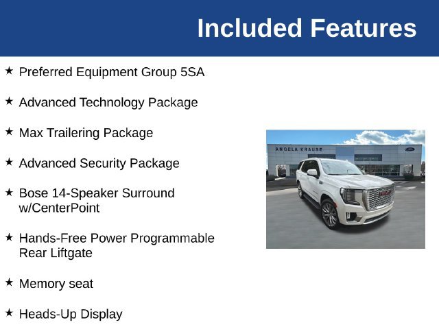 Used 2024 GMC Yukon Denali w/ Advanced Technology Package AWD/4WD image 5