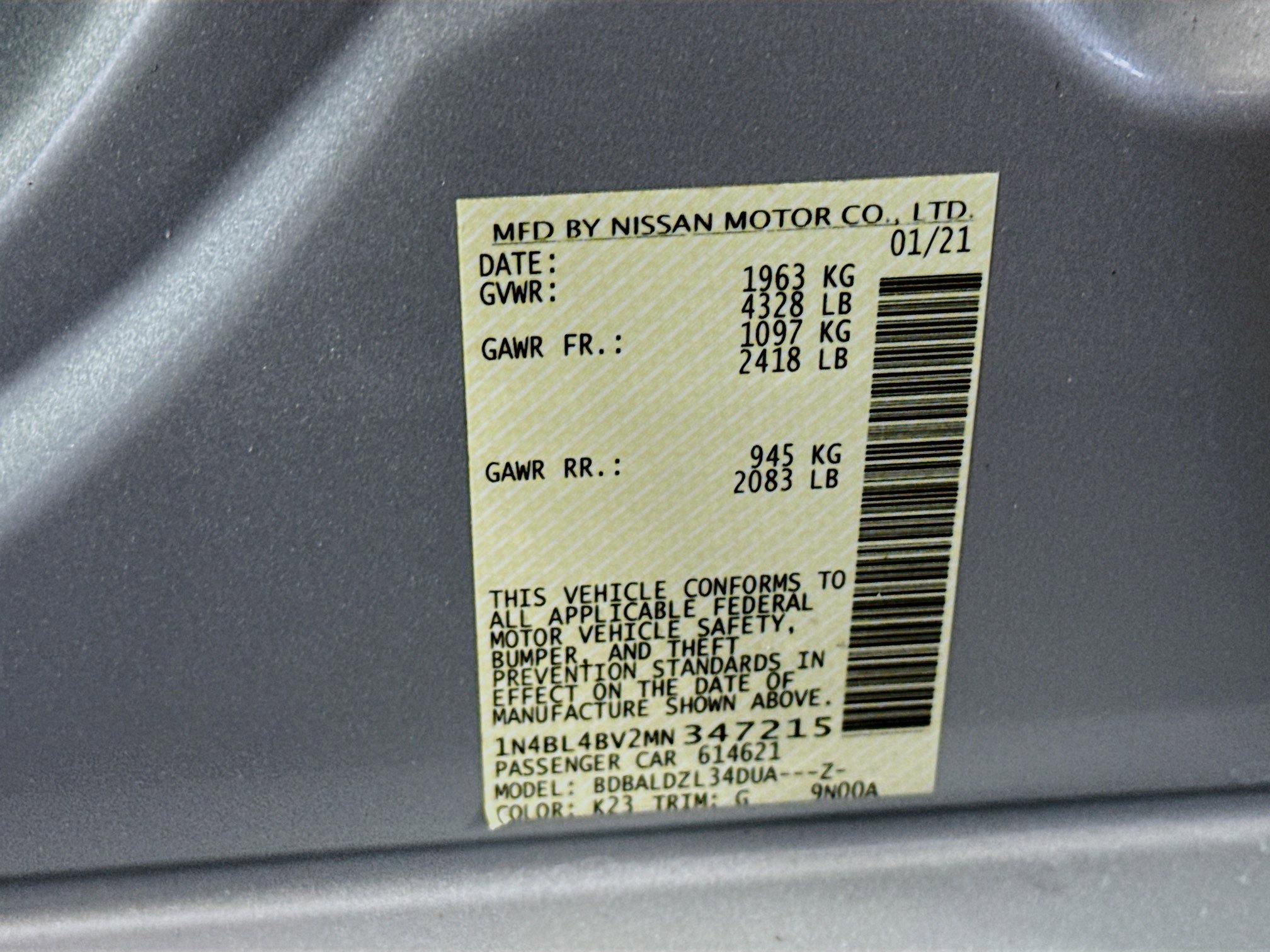 Used 2021 Nissan Altima 2.5 S image 40