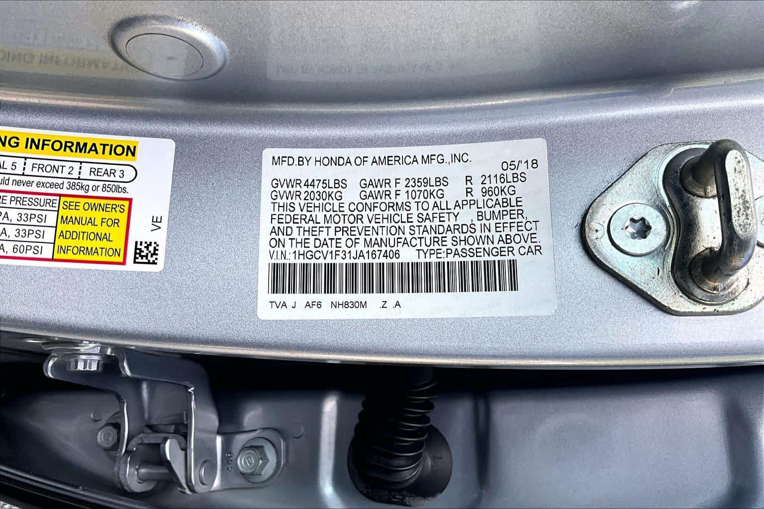 Used 2018 Honda Accord Sport image 34