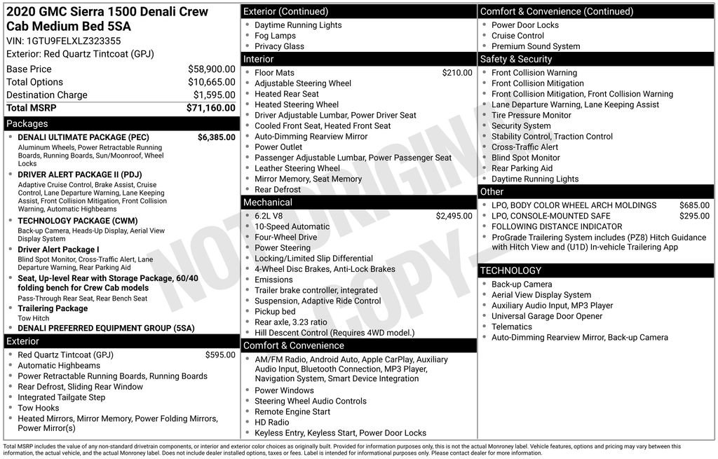 Used 2020 GMC Sierra 1500 Denali w/ Denali Ultimate Package image 5