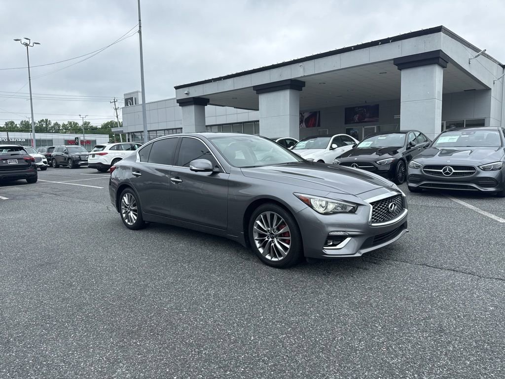 Used 2023 INFINITI Q50 Luxe w/ Cargo Package AWD/4WD image 3