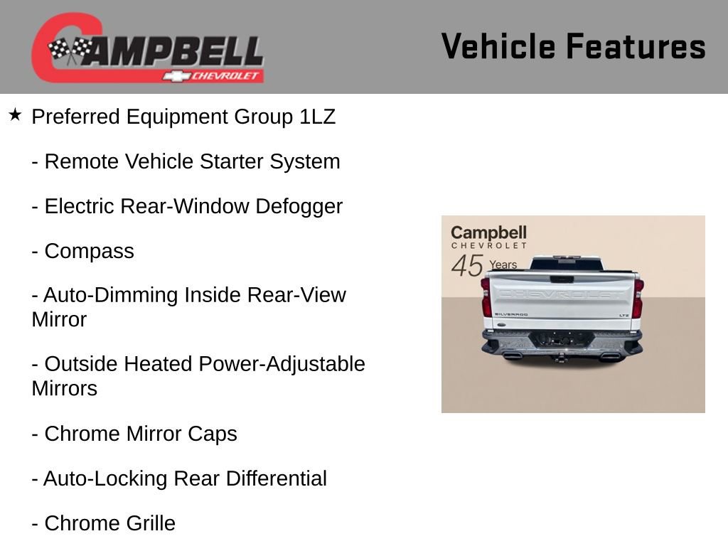 Used 2021 Chevrolet Silverado 1500 LTZ w/ LTZ Premium Package AWD/4WD image 16