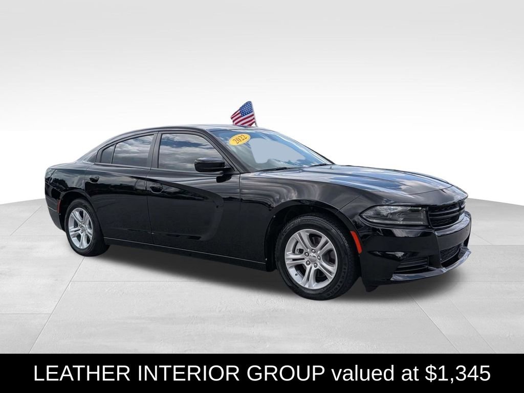 Used 2022 Dodge Charger SXT w/ Leather Interior Group RWD image 1