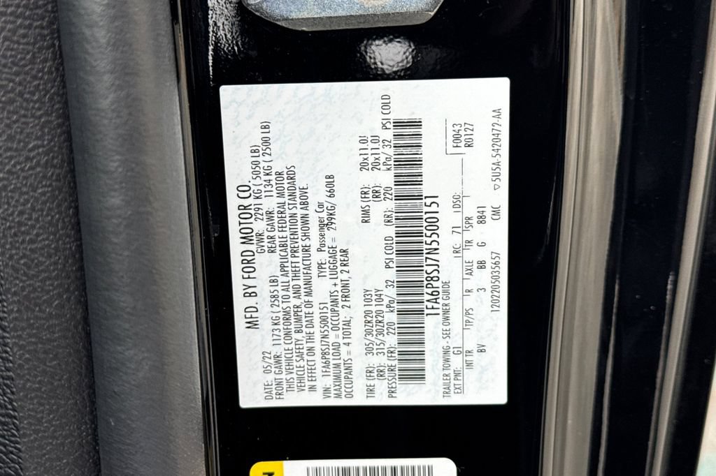 Used 2022 Ford Mustang Shelby GT500 w/ Technology Package RWD image 34