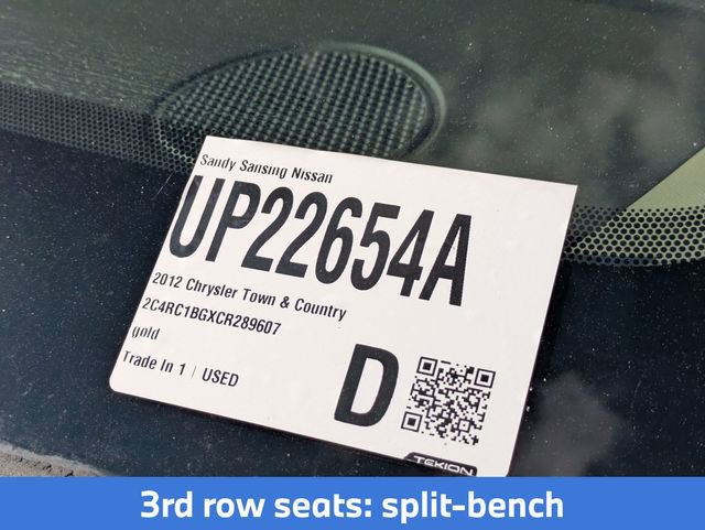 Used 2012 Chrysler Town & Country Touring w/ Entertainment Group #1 image 8