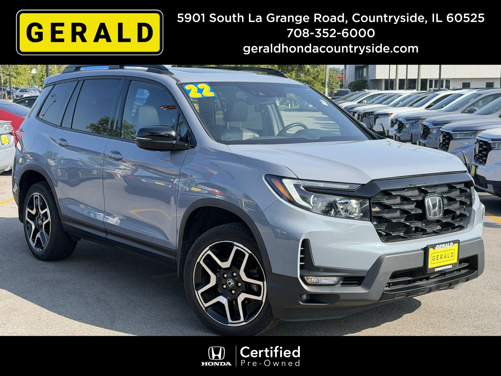Certified 2022 Honda Passport Elite
