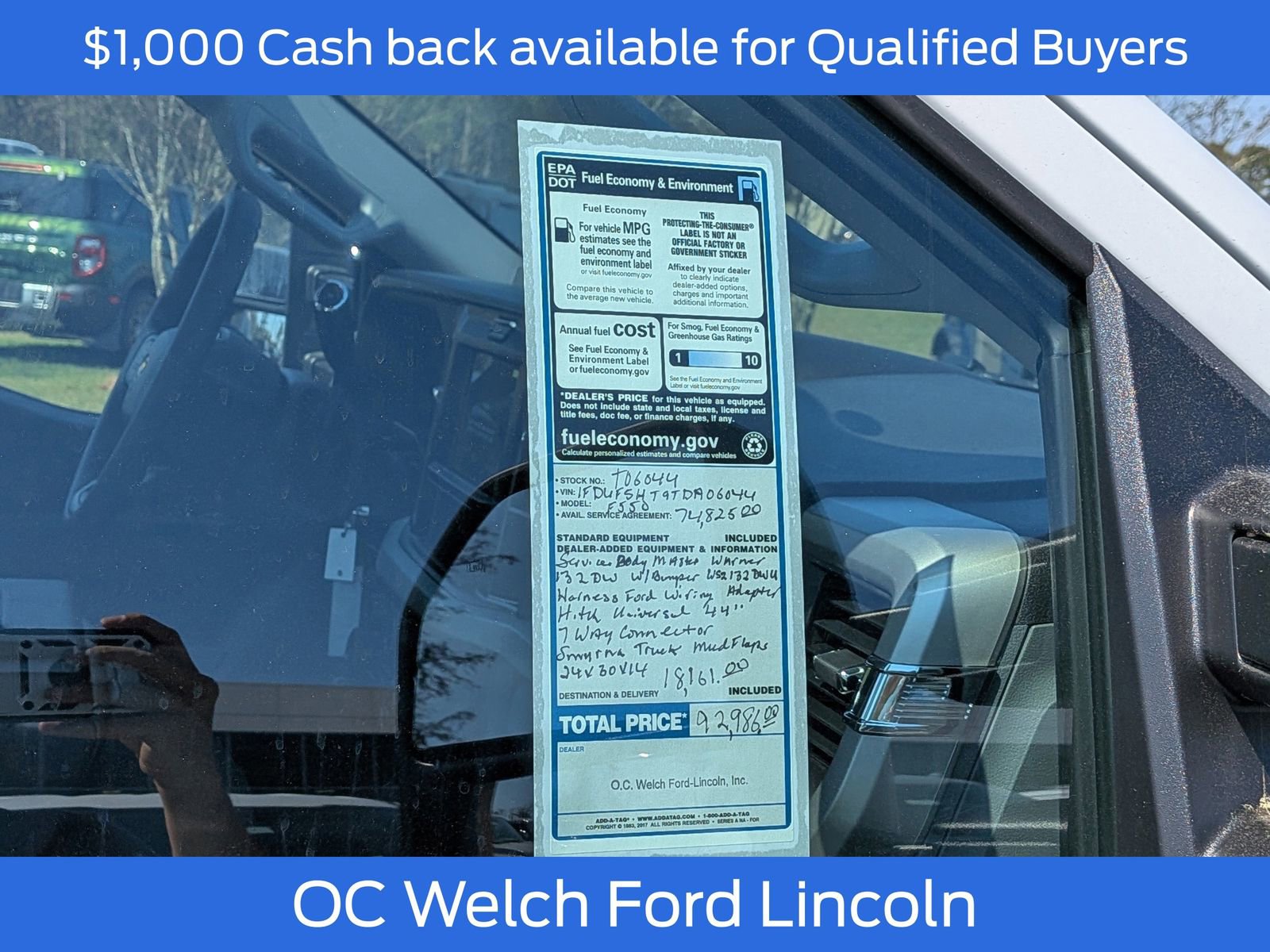 New 2026 Ford F550 4x4 Regular Cab Super Duty w/ XL Chrome Package image 15