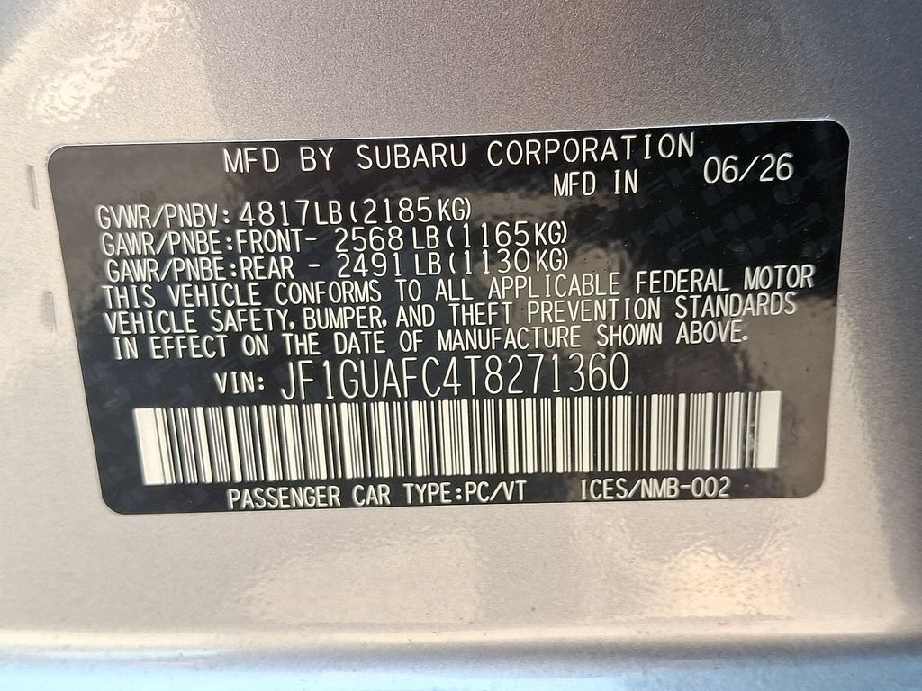 New 2026 Subaru Impreza 2.0i Sport AWD/4WD image 18