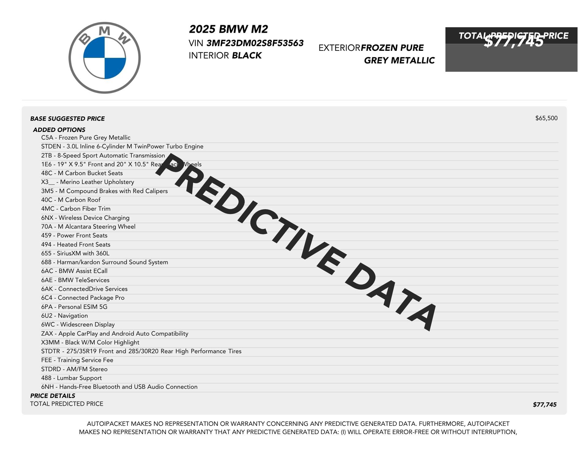 Used 2025 BMW M2 RWD image 83
