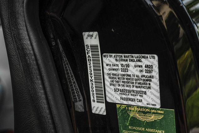 Used 2000 Aston Martin DB7 Vantage RWD image 34
