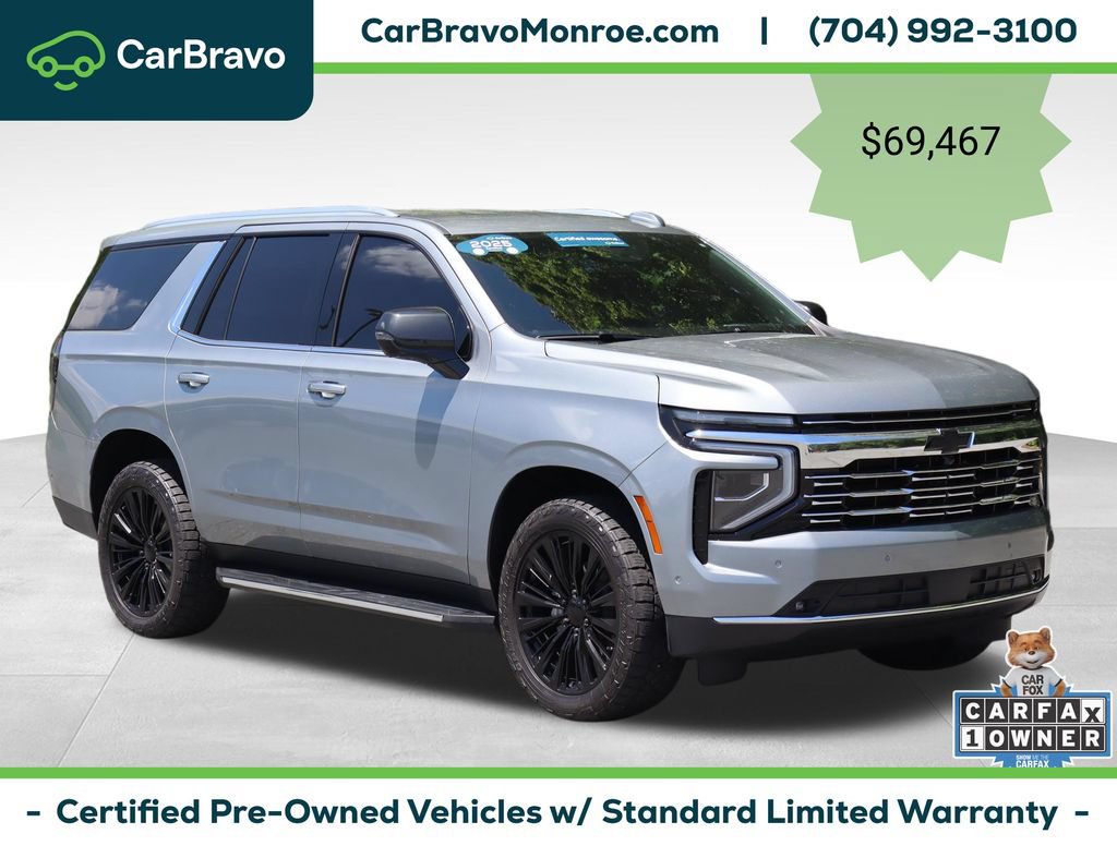 Certified 2025 Chevrolet Tahoe Premier AWD/4WD image 8
