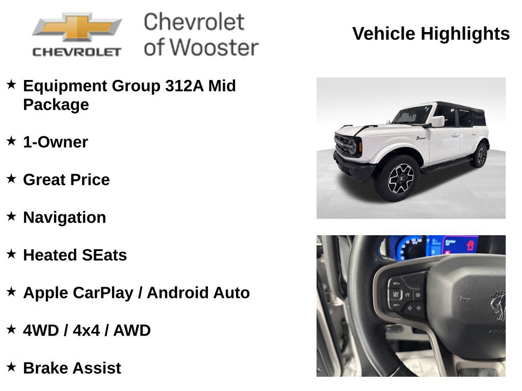 Used 2024 Ford Bronco Outer Banks AWD/4WD image 2